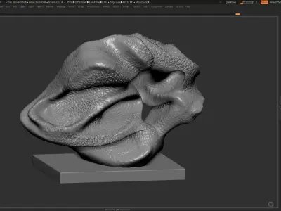 Modern Abstract Decorative sculpture 3d print model 3D print model 11