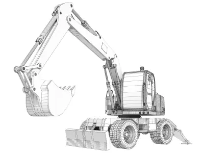 Excavator 3D model