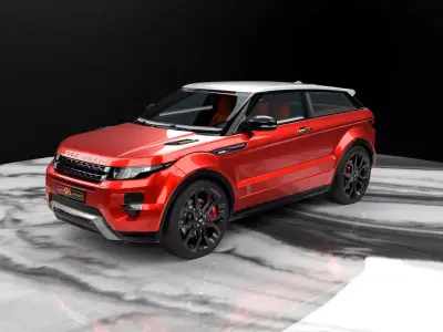 Range Rover Evoque  Realistic 3D Car Model  Low-poly 3D model