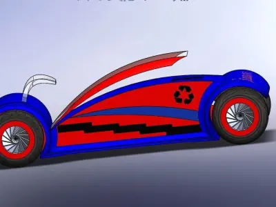 various 3d model race car 3D print model