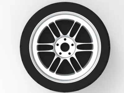 ENKEI RPF1 heel storage box 3D print model