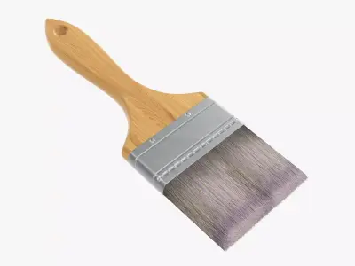 Painting brush regular 03 3D model