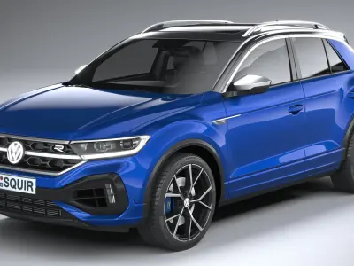 Volkswagen T-Roc R 2022 3D model