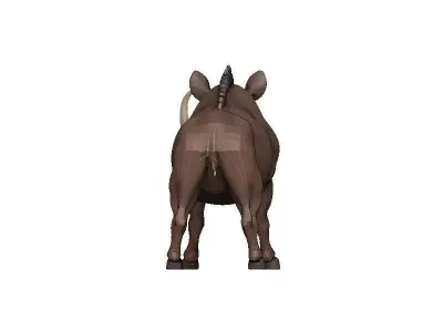 Warthog Low-poly 3D model