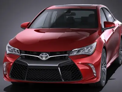 Toyota Camry XSE 2017 3D model