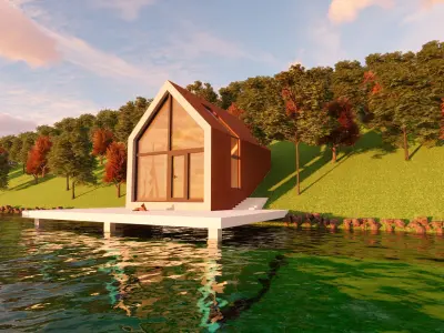 3D Villa Free Model Free 3D model
