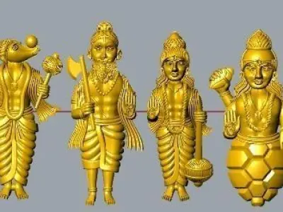 Dashavatara 3dm model 3D print model