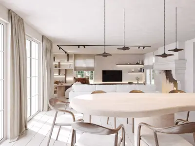 Modern Appartment scene 3D model
