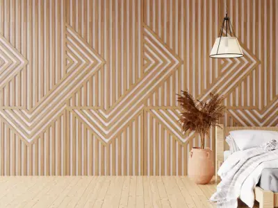 Wall wood seamless set2 V08 3D model