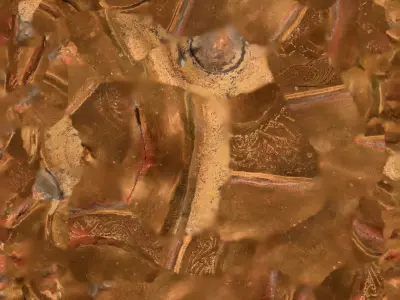 Antique Oil Lamp Scan 4K 3D model