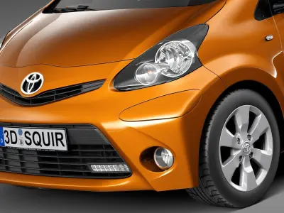Toyota Aygo 5-door 2013 3D model