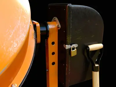 Concreto mixer  3D model