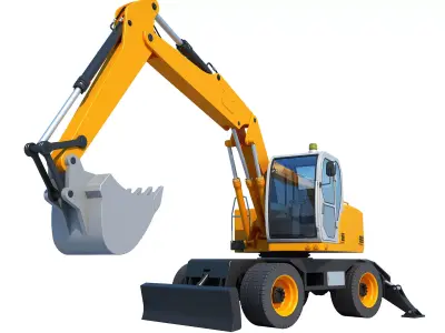 Excavator 3D model