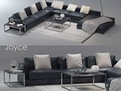 Sofa Baxter Joyce 3 3D model