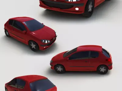 Peugeot Car Free 3D model