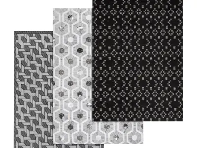 Rug Set 1321 3D model