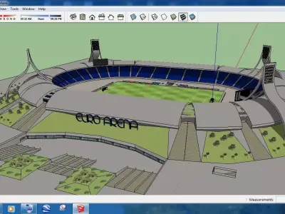 Stadium SKP 09 3D model
