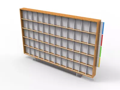 Magazine Rack 3D print model