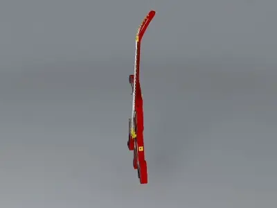 IRON MAN Guitar Free 3D model