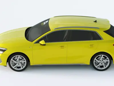Audi A3 2021 3D model