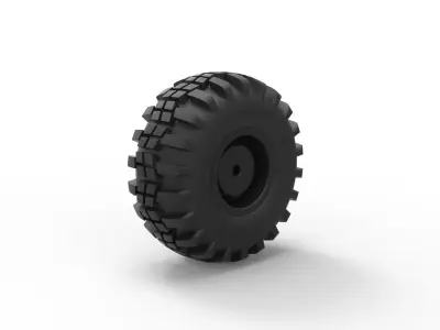 Offroad wheel 7 3D print model