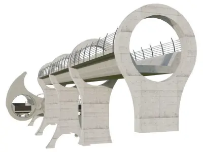 Falkirk Wheel 3D model
