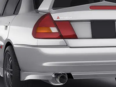  Mitsubishi Lancer Evo IV 3D model