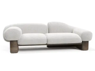 Raphael Navot The Overlay sofa Low-poly 3D model