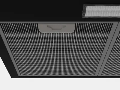 Cooker Hood 01 3D model