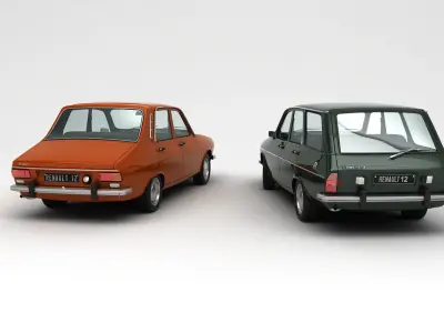 Renault 12 TL -SW Pack 3D model