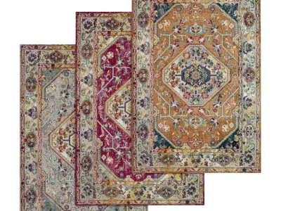 Rug Set 451 3D model