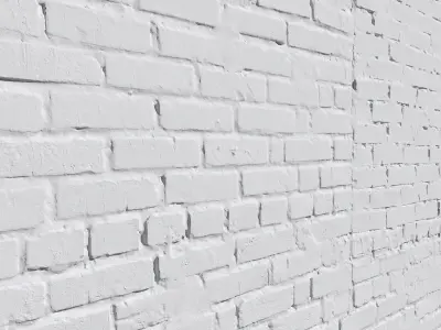 Ultra realistic Brick Old wall 3D model