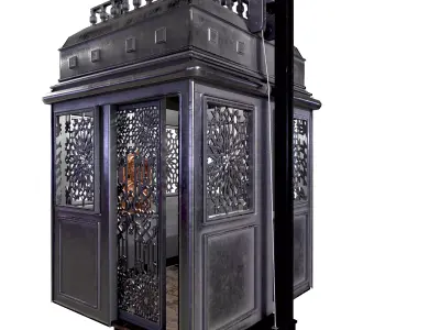 Elevator Vol 02 Old 3D model 3D model