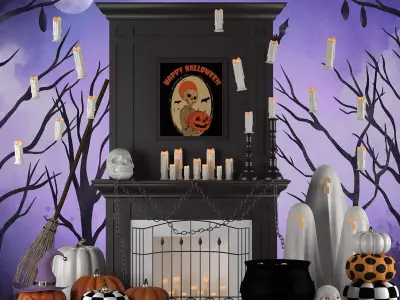 Halloween decor 3D model