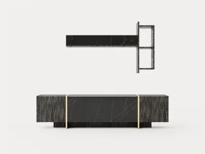 Riello TV Furniture 180 Cm Low-poly 3D model