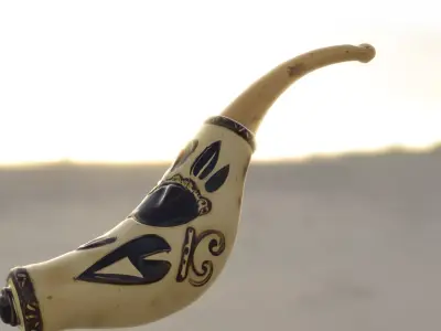 Handcrafted Fantasy Pipes Collection Low-poly 3D model