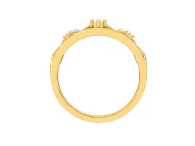 Crown Ring - 13 3D print model