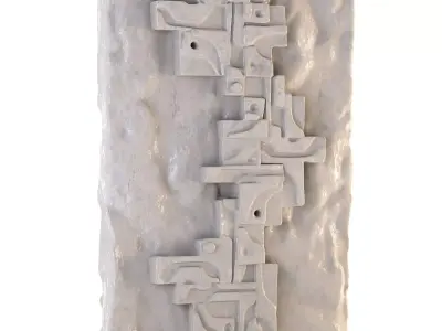 3D Wall Sculptures 3D model