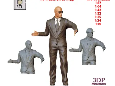 N1 Bodyguard taking care of celebrity 3D print model