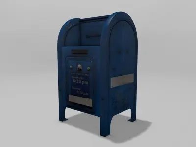 MailBox Low-poly 3D model