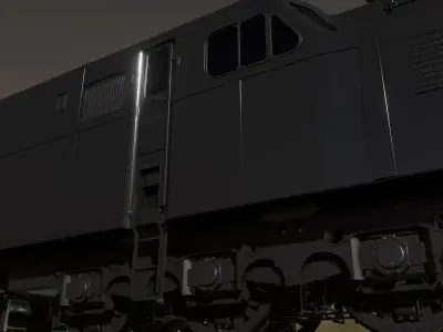 GG-1 electric locomotive 3D model