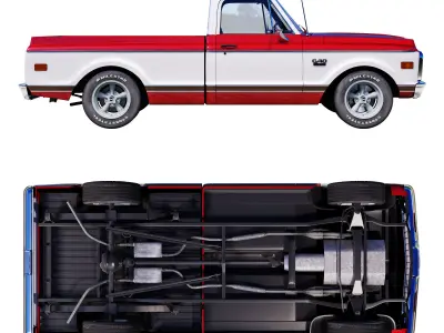 Chevrolet C10 1971 3D model