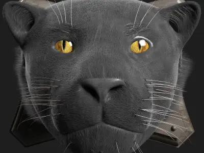 Pantera Pen Stuffed 3D model