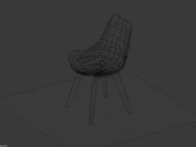 designer chair Free low-poly 3D model
