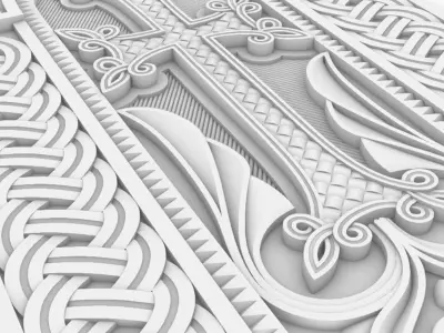 Armenian Cross-stone 02 3D print model