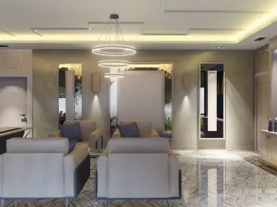 Modern Office Interior 3D 3D model