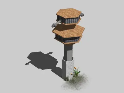 AOE V Level -04 Low-poly 3D model