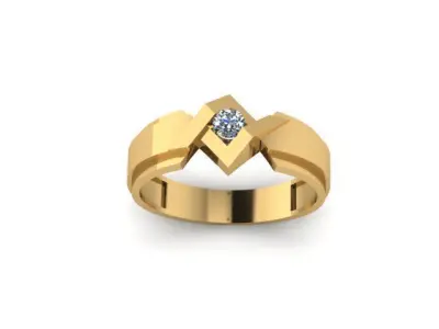 gents ring ready to print 3D print model
