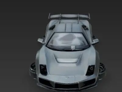 3D Printable Futuristic Sci-Fi Hover Vehicle Model 3D print model