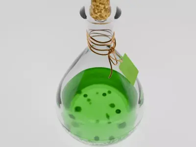 Flask 02 3D model